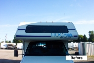 RV before restoration, front view